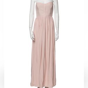 Parker Black Tie Gown — Baby ballet pink